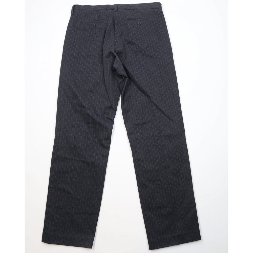 Vintage Y2K 2005 Gap Mens 34x34 Faded Heavyweight Striped Wide Leg Chino Pants - Picture 7 of 10